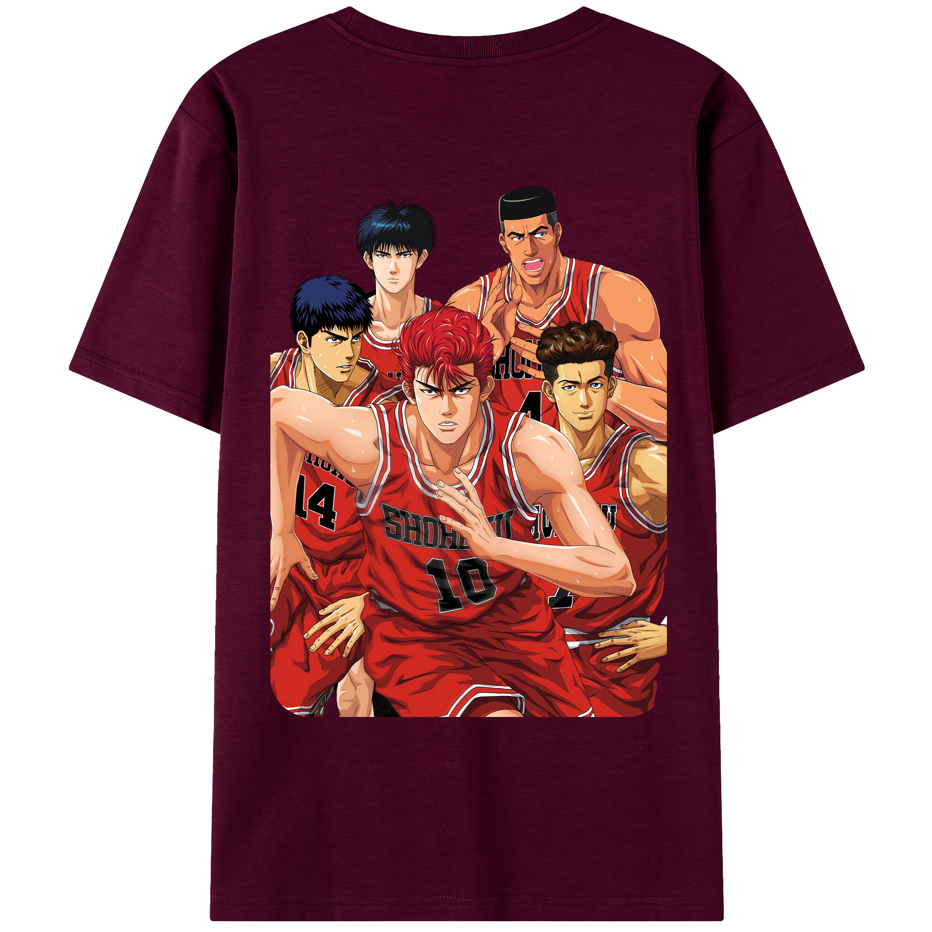 SLAM DUNK／スラムダンク レディース半袖Tシャツ(バックプリント)
